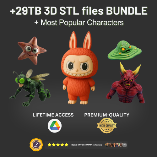 +30TB 3D STL files BUNDLE