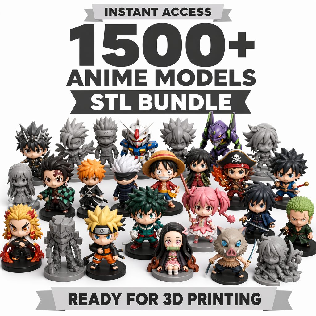 Anime STL 3MF