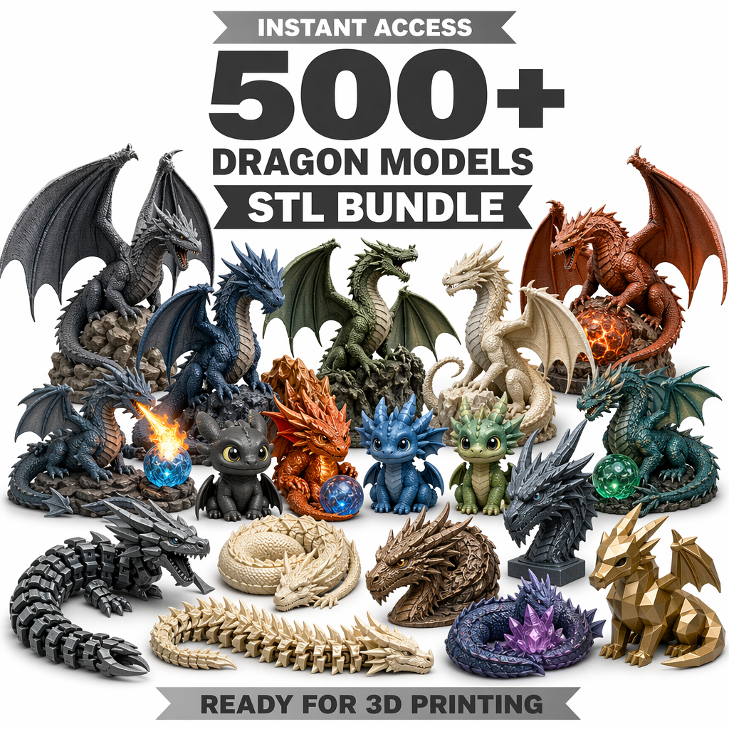 Dragon STL 3MF